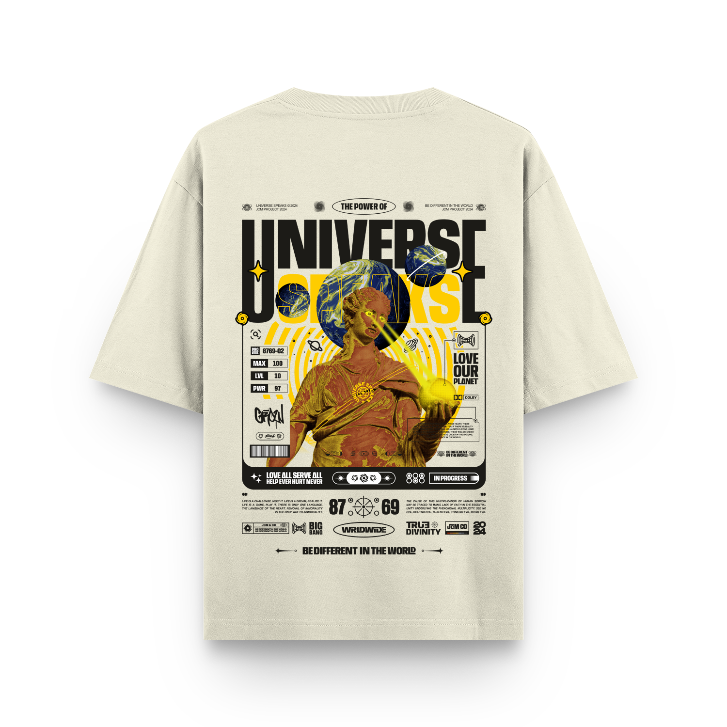Universe Speaks Oversized T-shirt