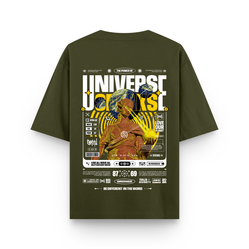 Universe Speaks Oversized T-shirt
