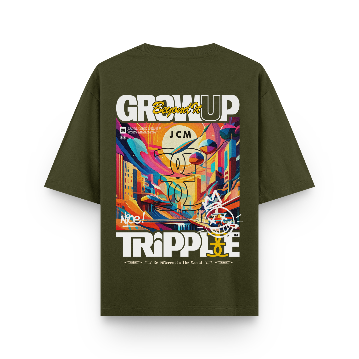 Grow Up Beyond It Oversized T-shirt