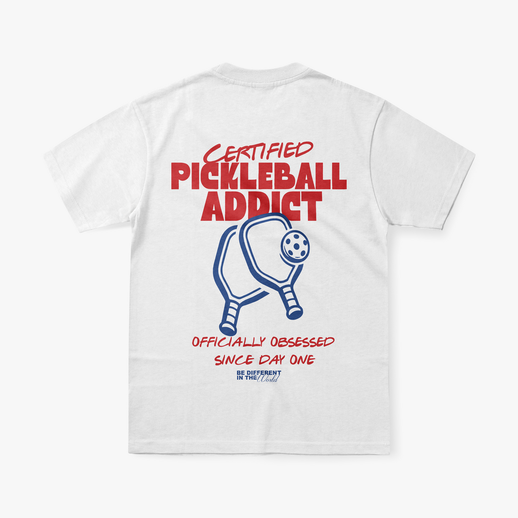 Certified Pickleball Addict Regular Fit T-Shirt