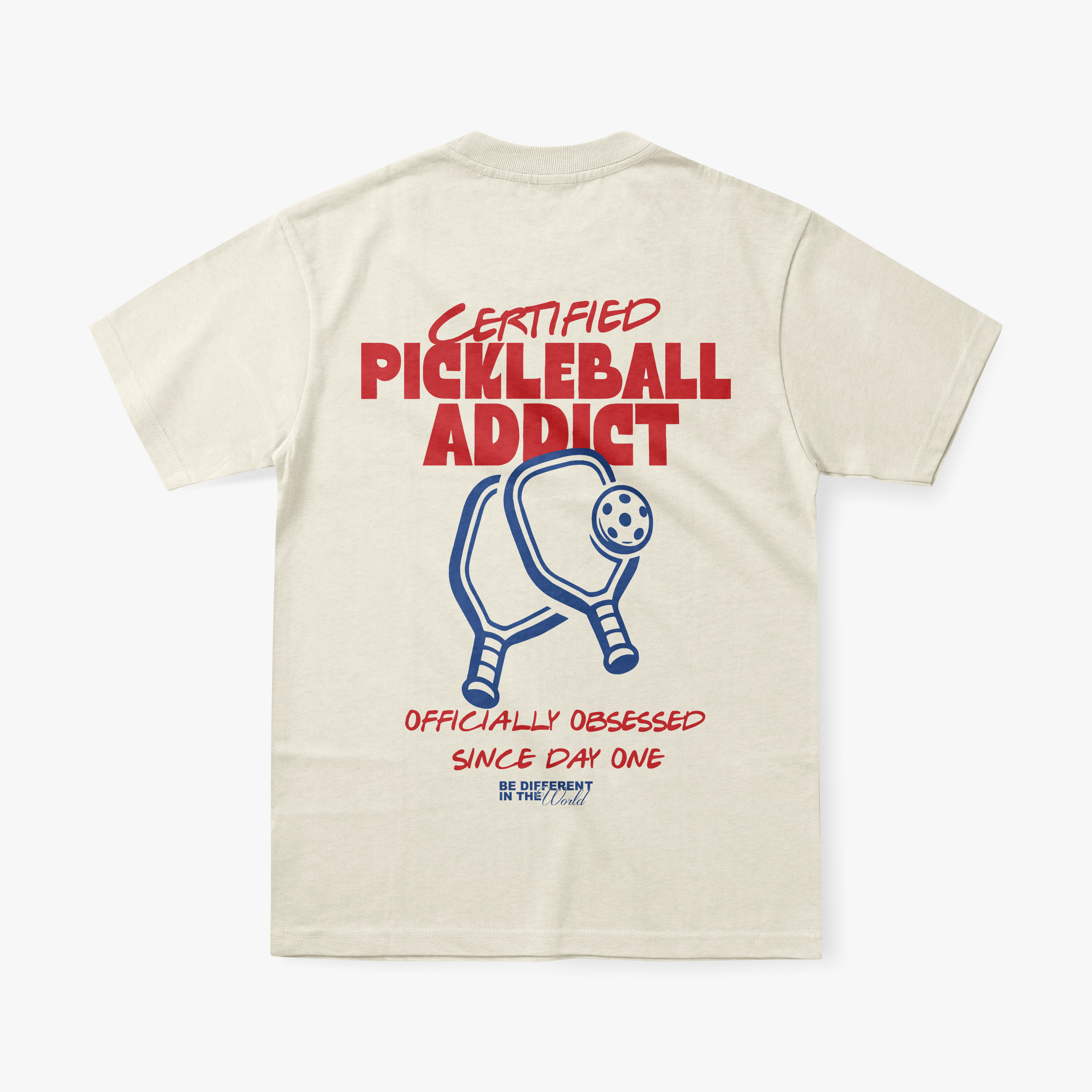 Certified Pickleball Addict Regular Fit T-Shirt