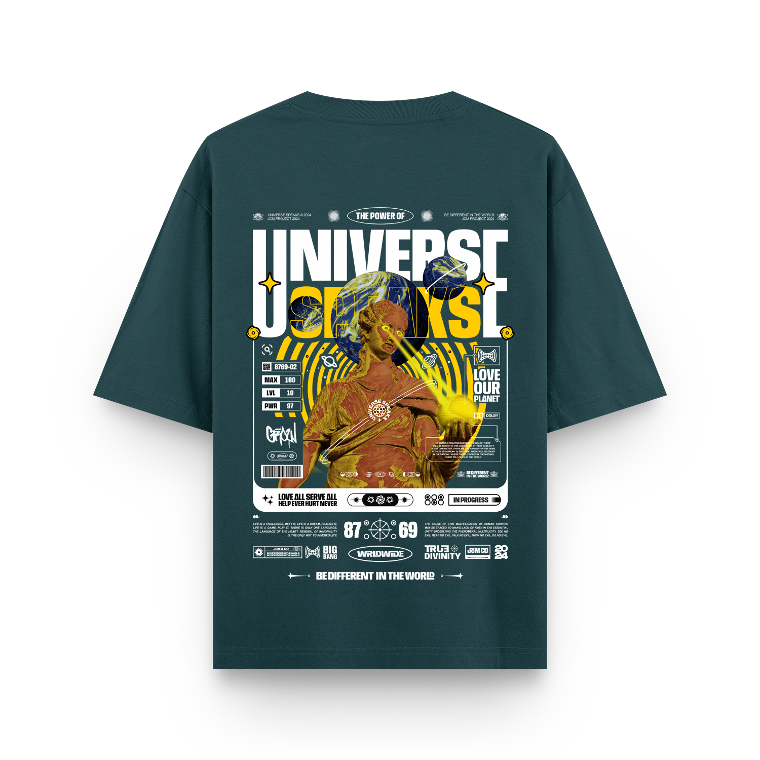 Universe Speaks Oversized T-shirt