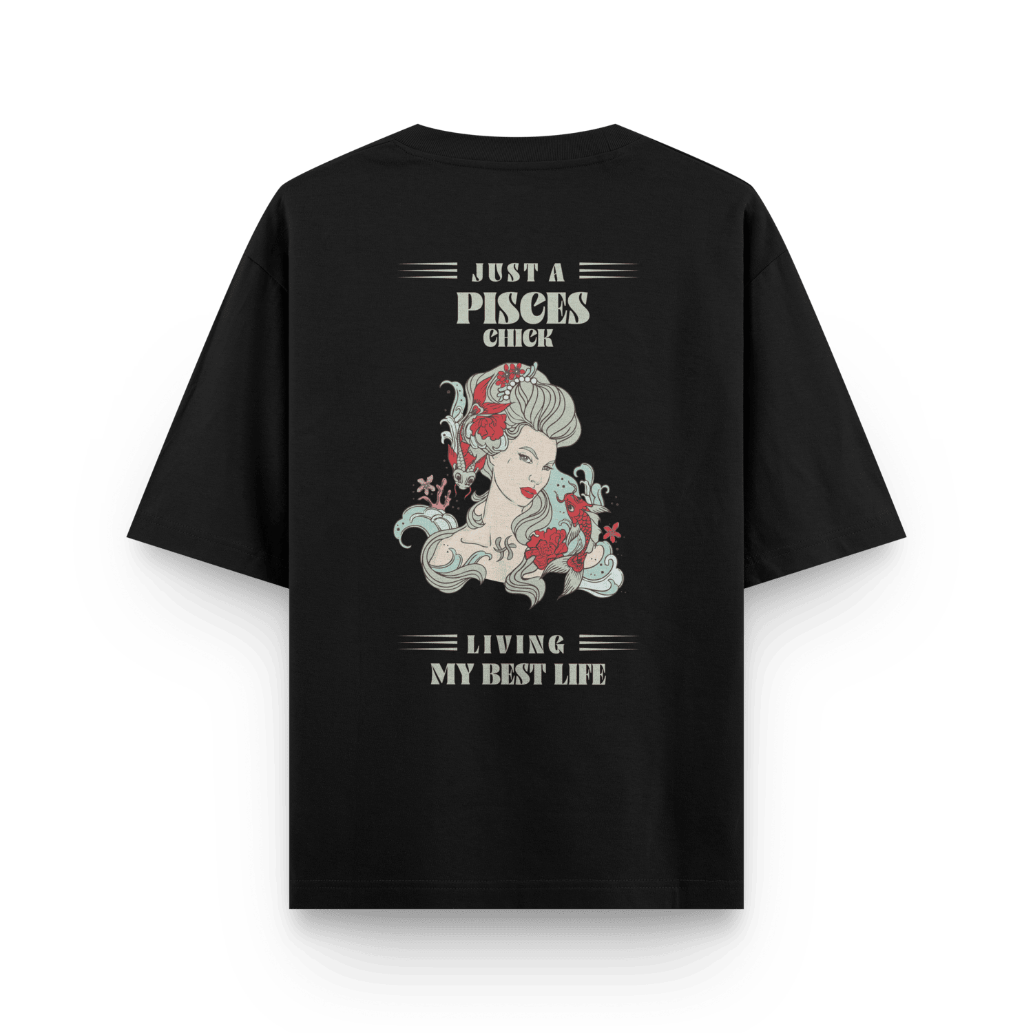 Pisces Chick Oversized T-shirt