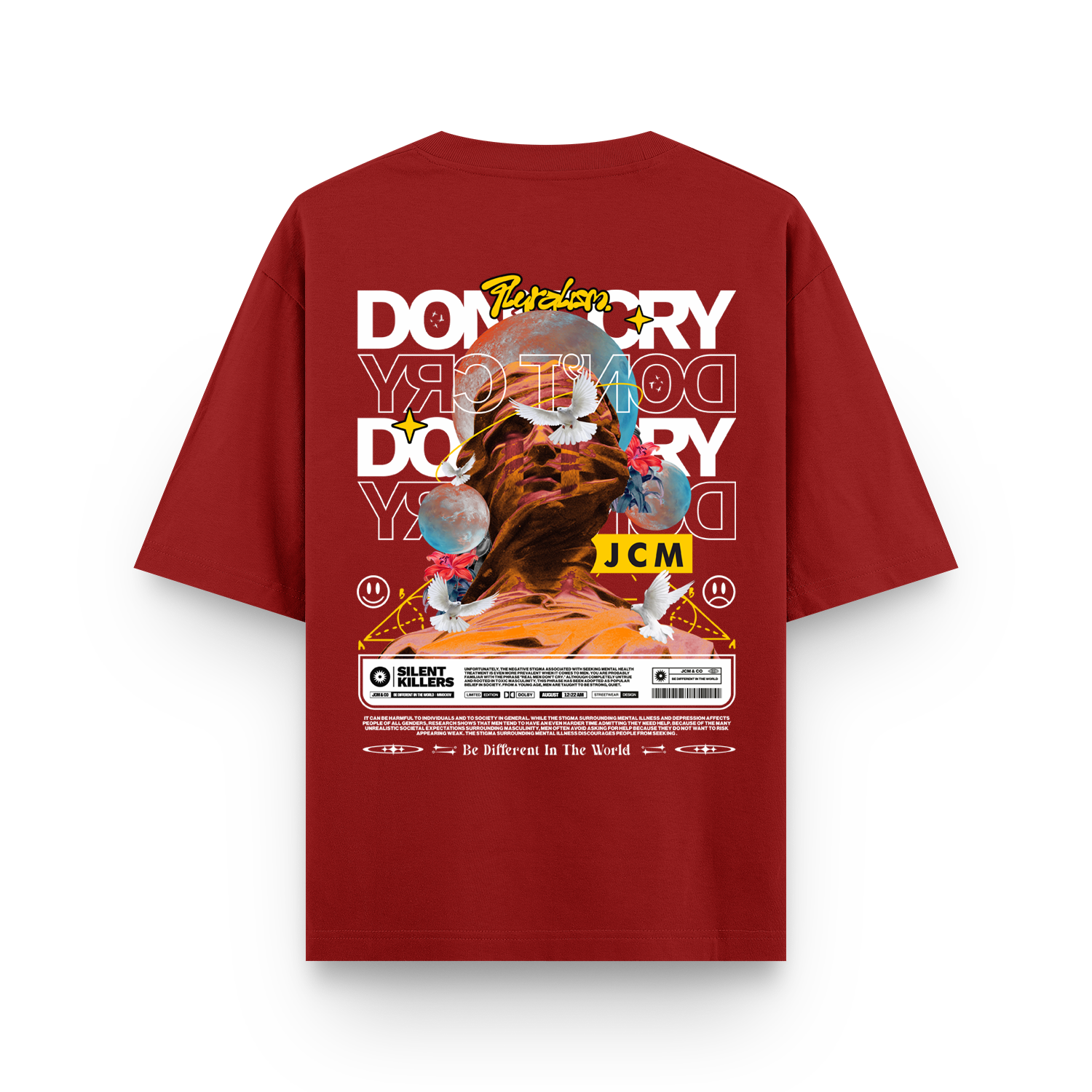Don't Cry Oversized T-shirt