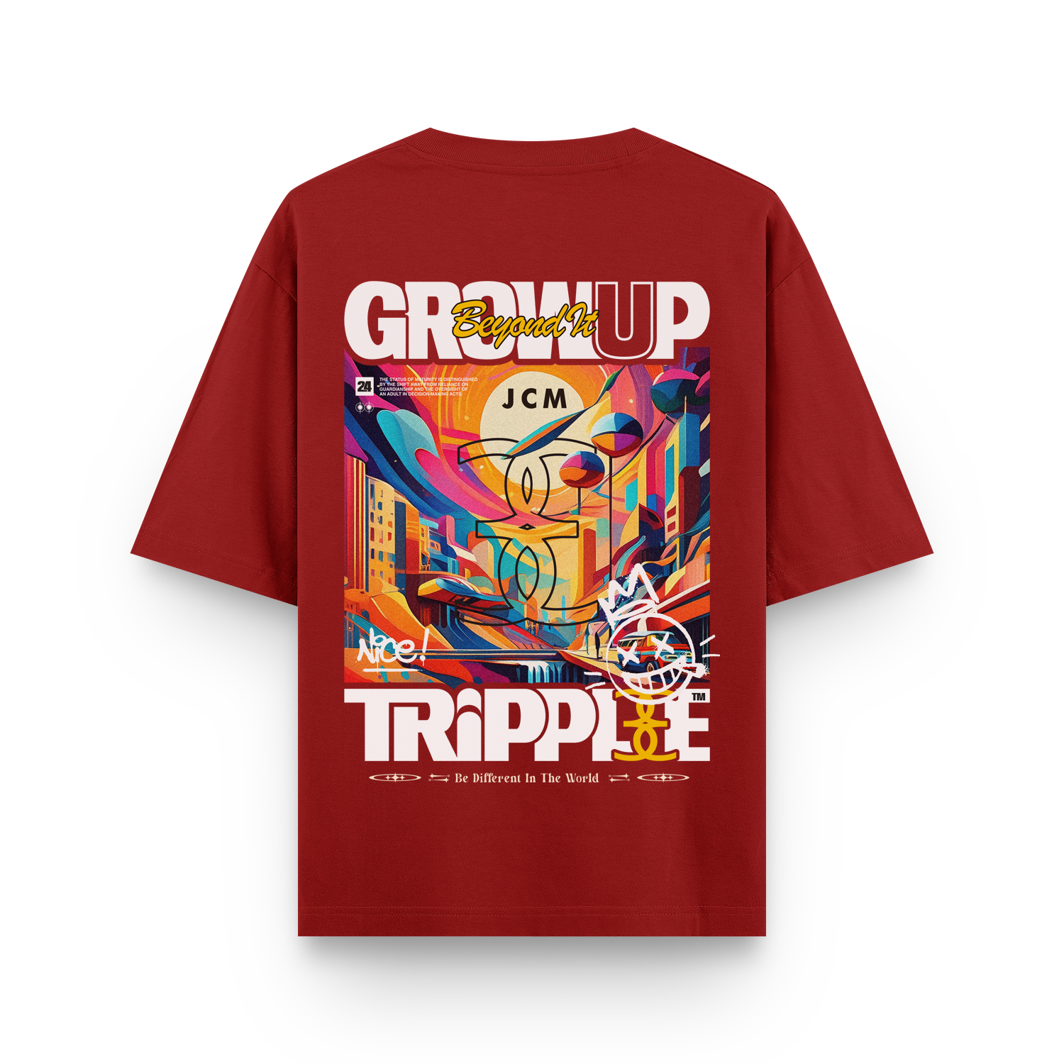 Grow Up Beyond It Oversized T-shirt