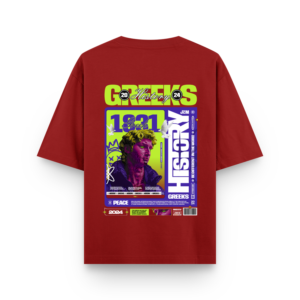 Greek History Oversized T-shirt