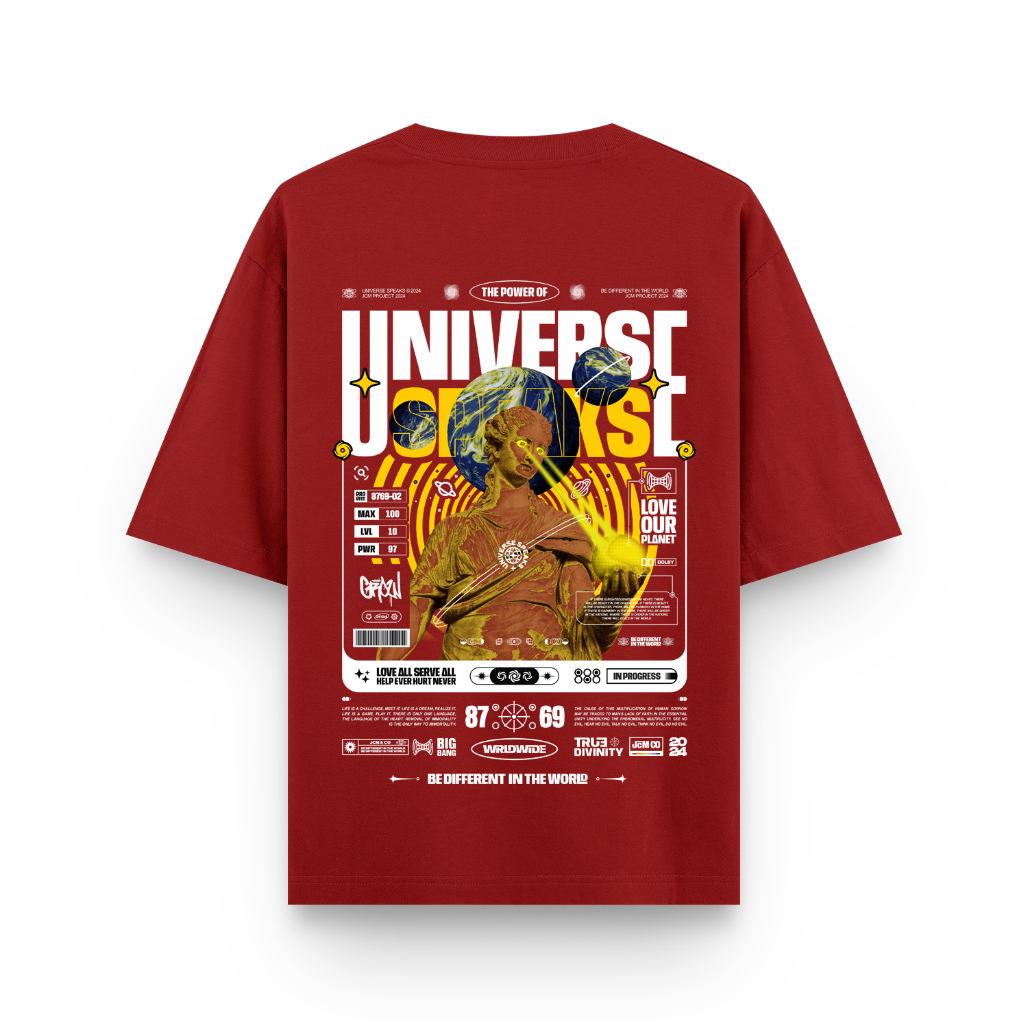 Universe Speaks Oversized T-shirt