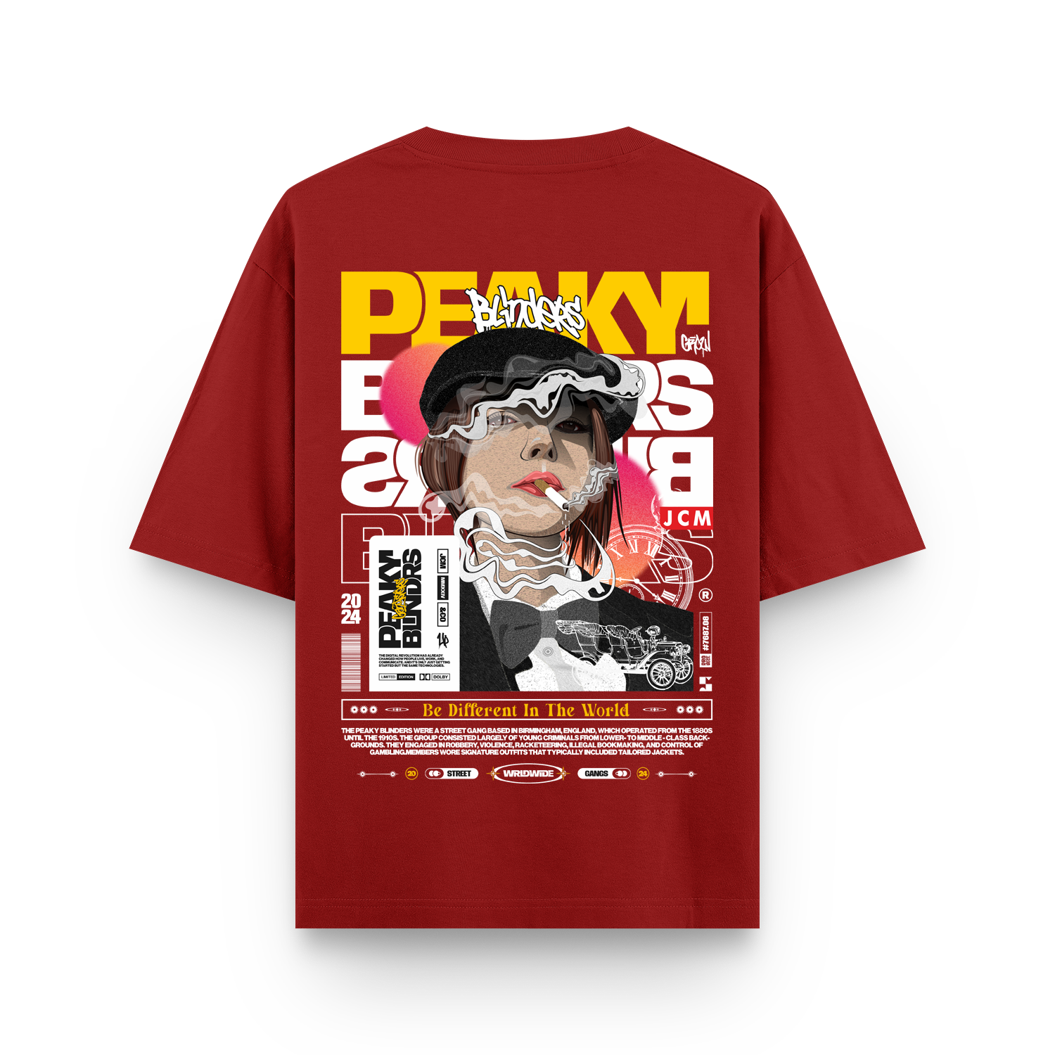 Peaky Blinders Oversized T-Shirt | 240 GSM Heavy Cotton