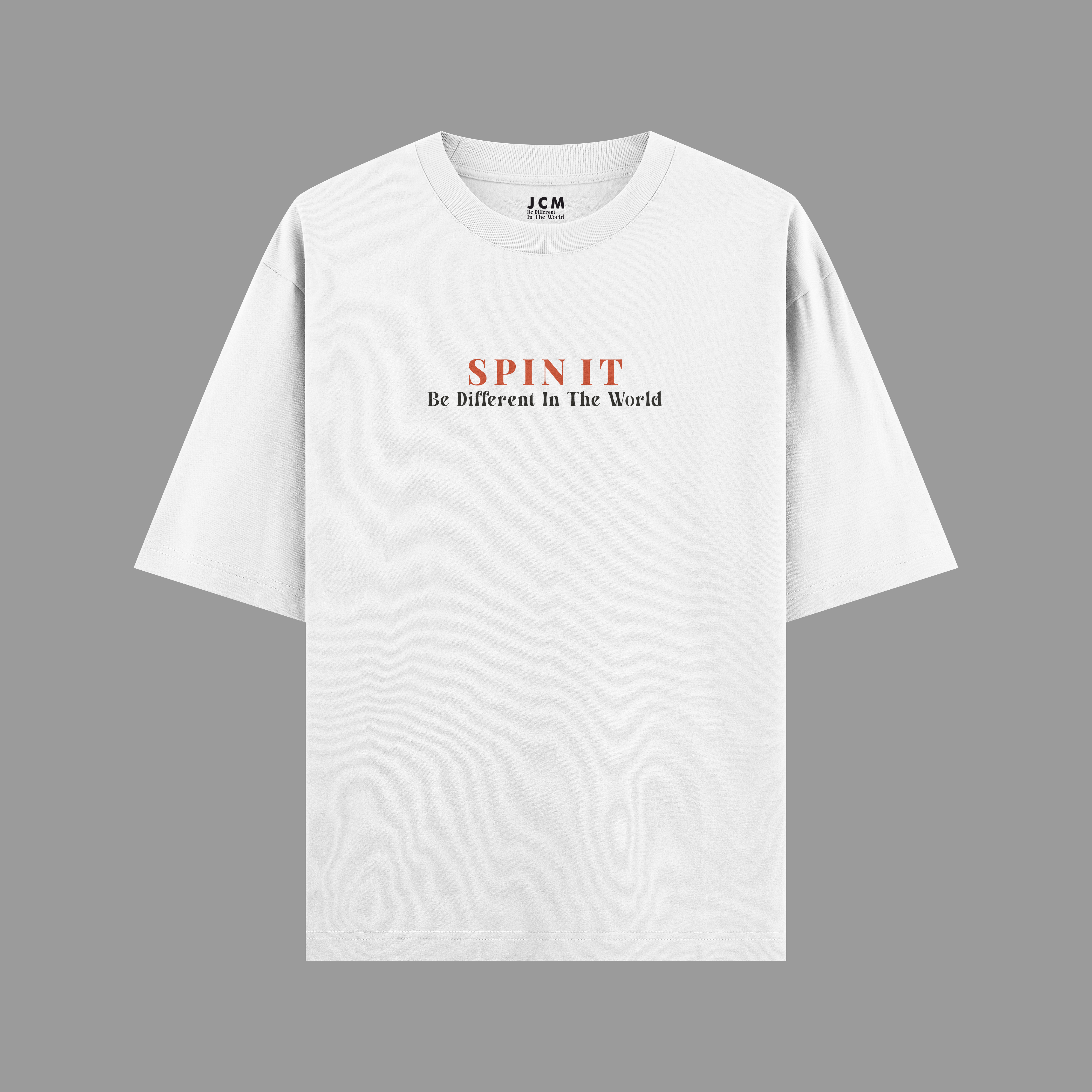 SPIN IT OVERSIZED T-SHIRT | 240 GSM, 100% PURE COTTON