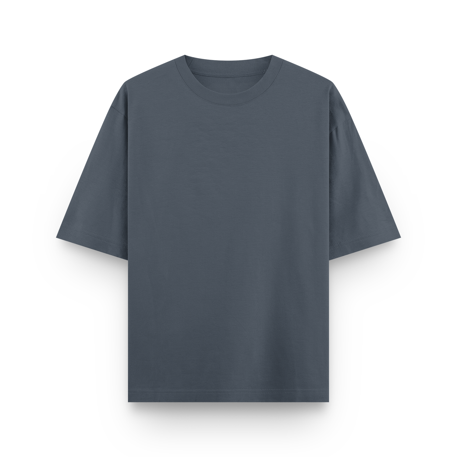 SLATE GREY FRENCH TERRY -  T-SHIRT