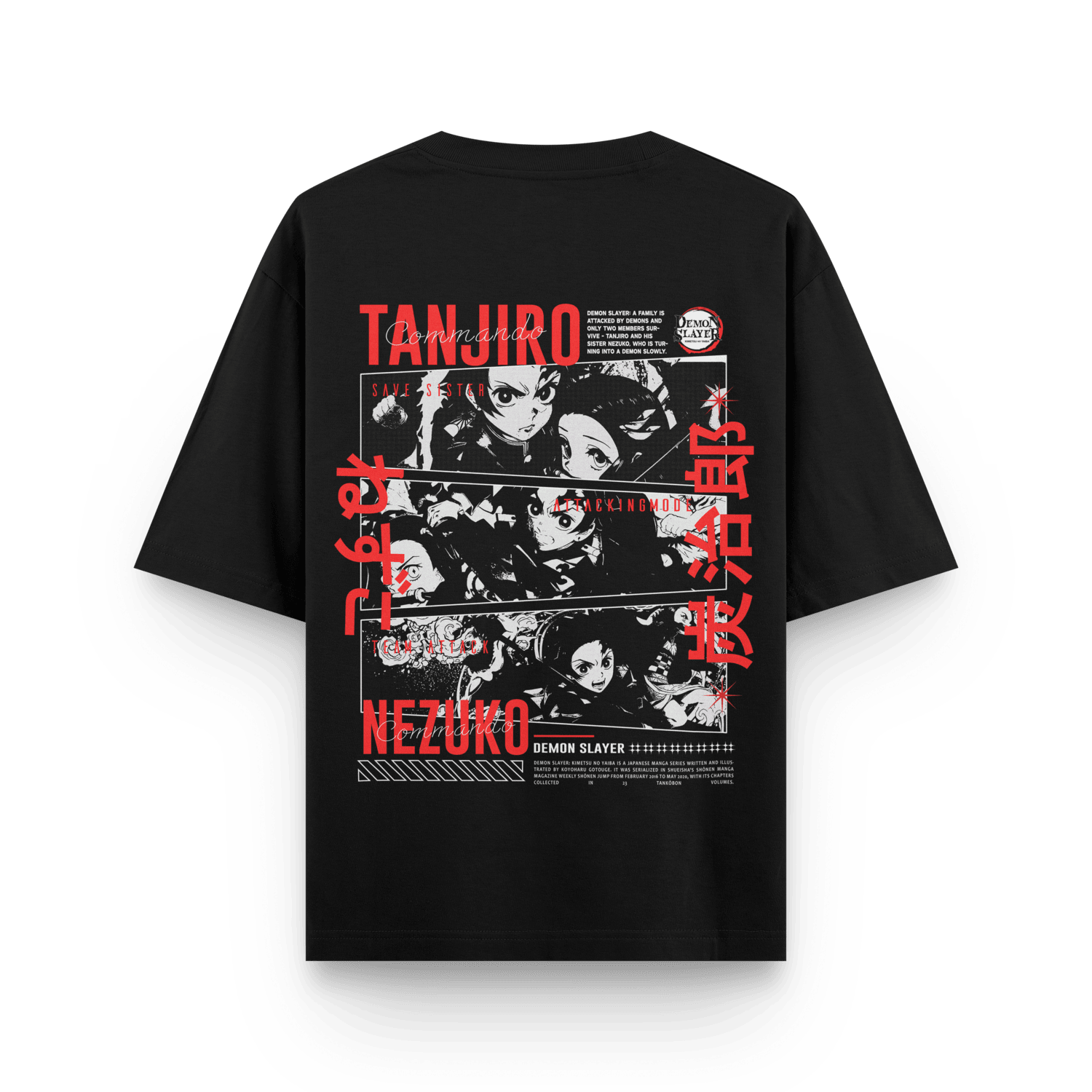 TANJIRO NEZUKO Oversized T-shirt