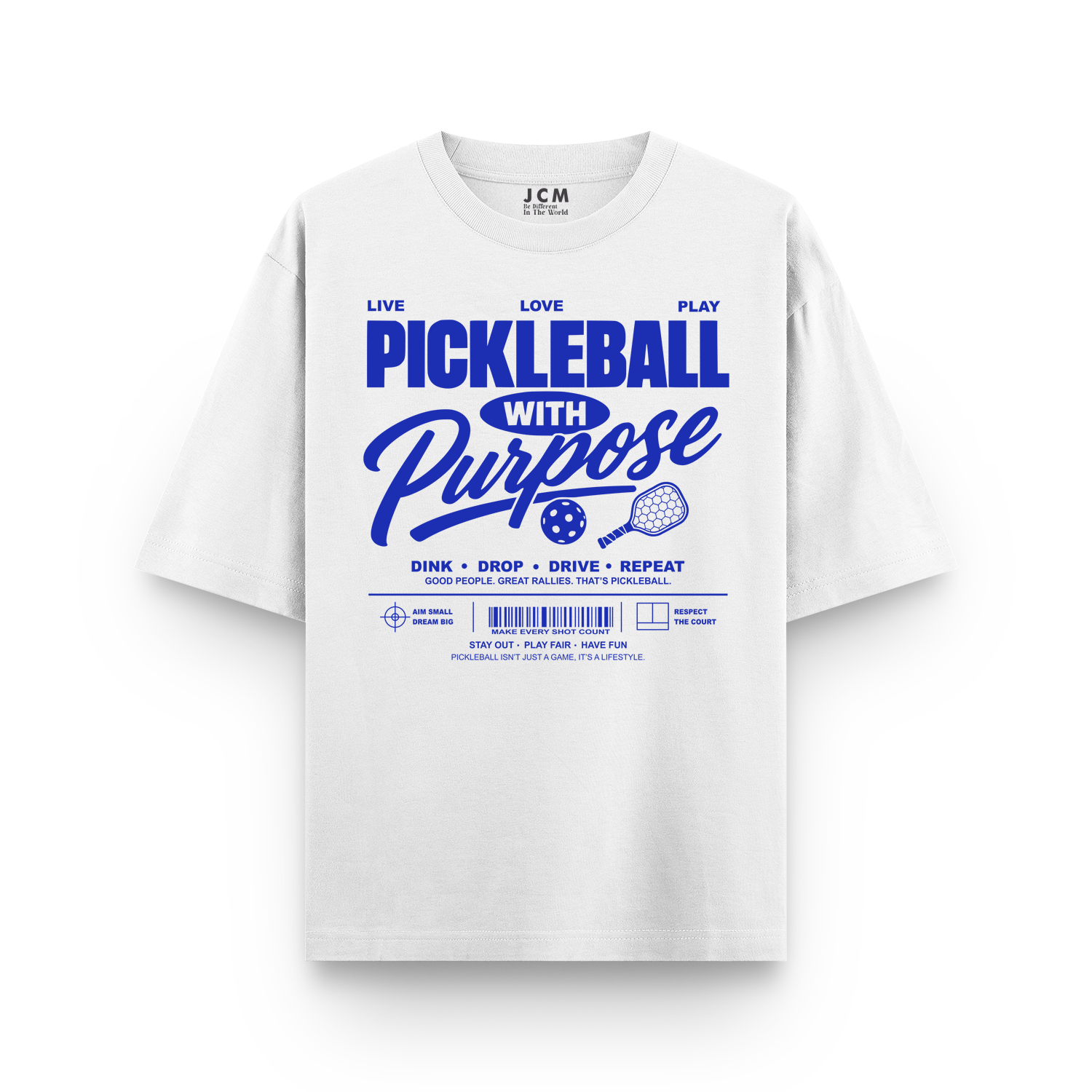 Pickleball With Purpose Oversized T-Shirt