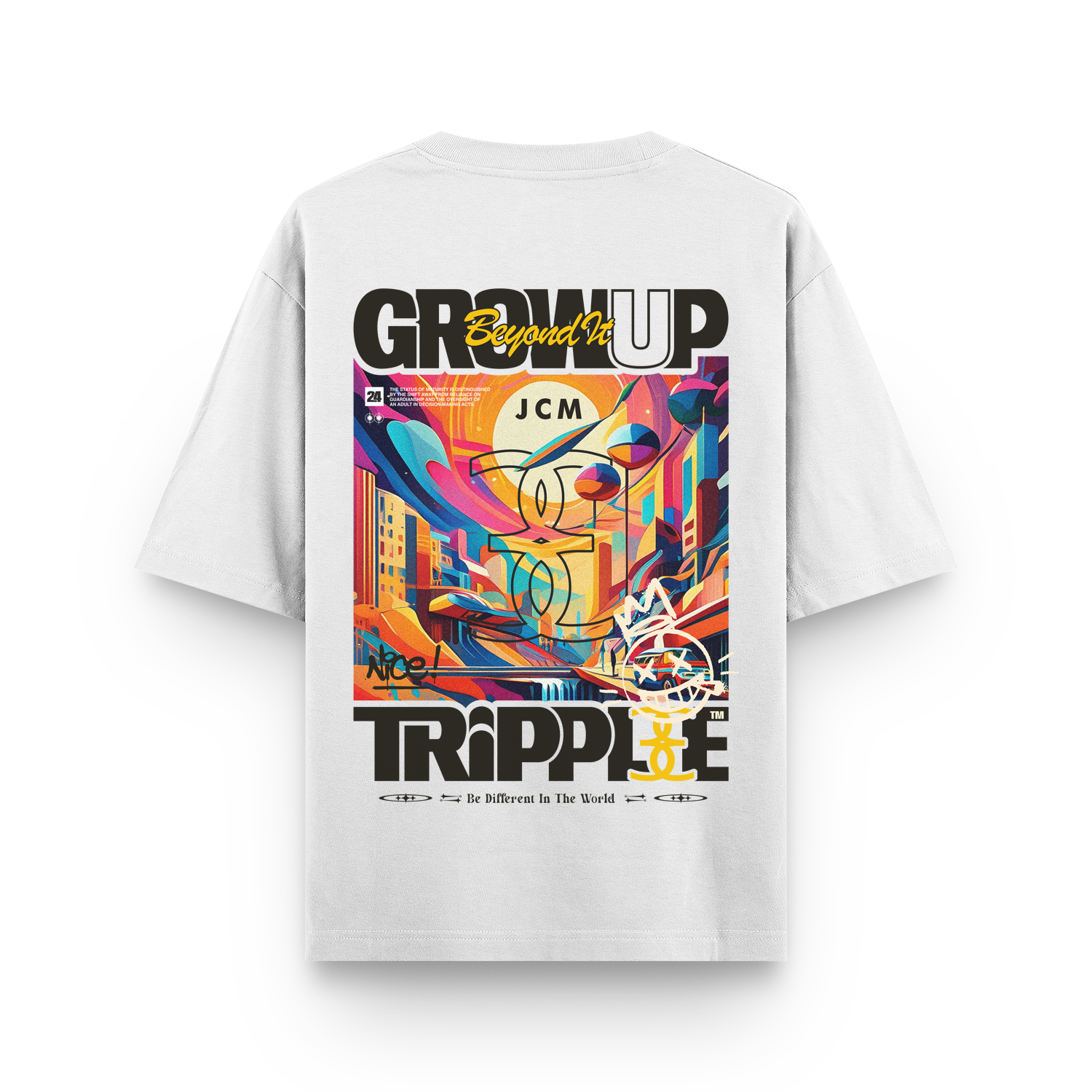 Grow Up Beyond It Oversized T-shirt