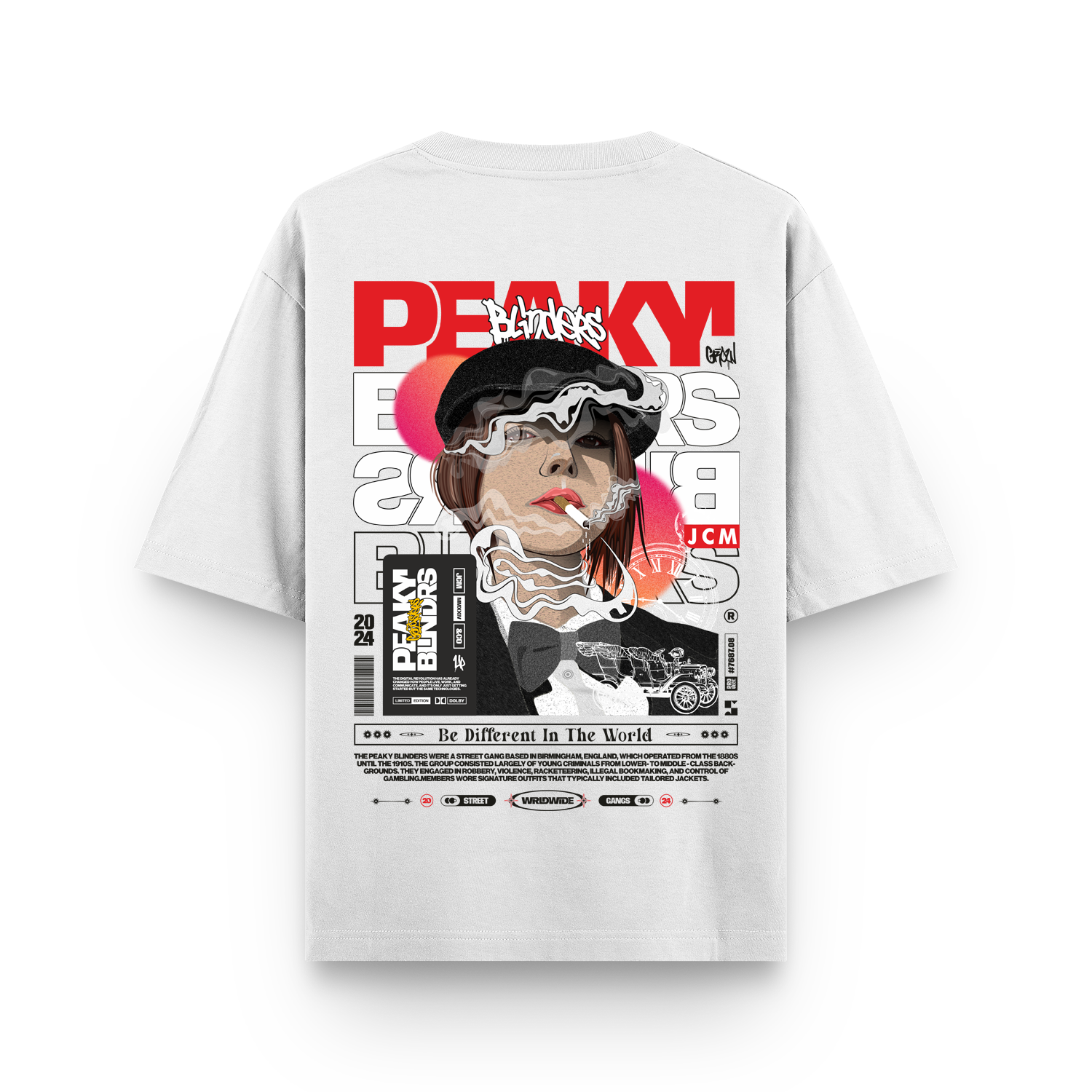 Peaky Blinders Oversized T-Shirt | 240 GSM Heavy Cotton