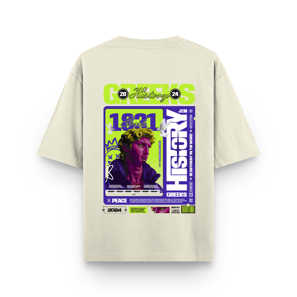 Greek History Oversized T-shirt